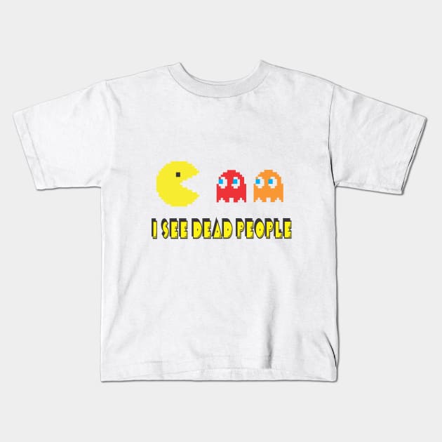 Pacman dead people Kids T-Shirt by JJtravel